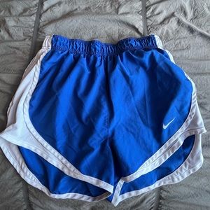 women running shorts. blue and barely worn